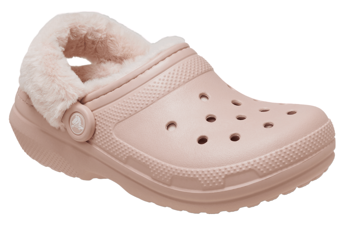 Crocs Classic Fuzz Lined Clog Pink Clay