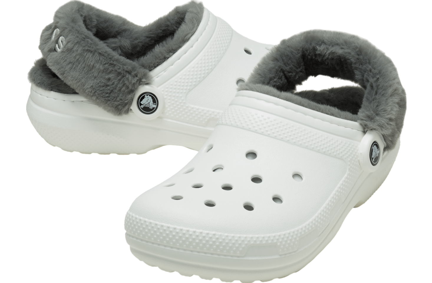 Crocs Classic Fuzz Lined Clog White