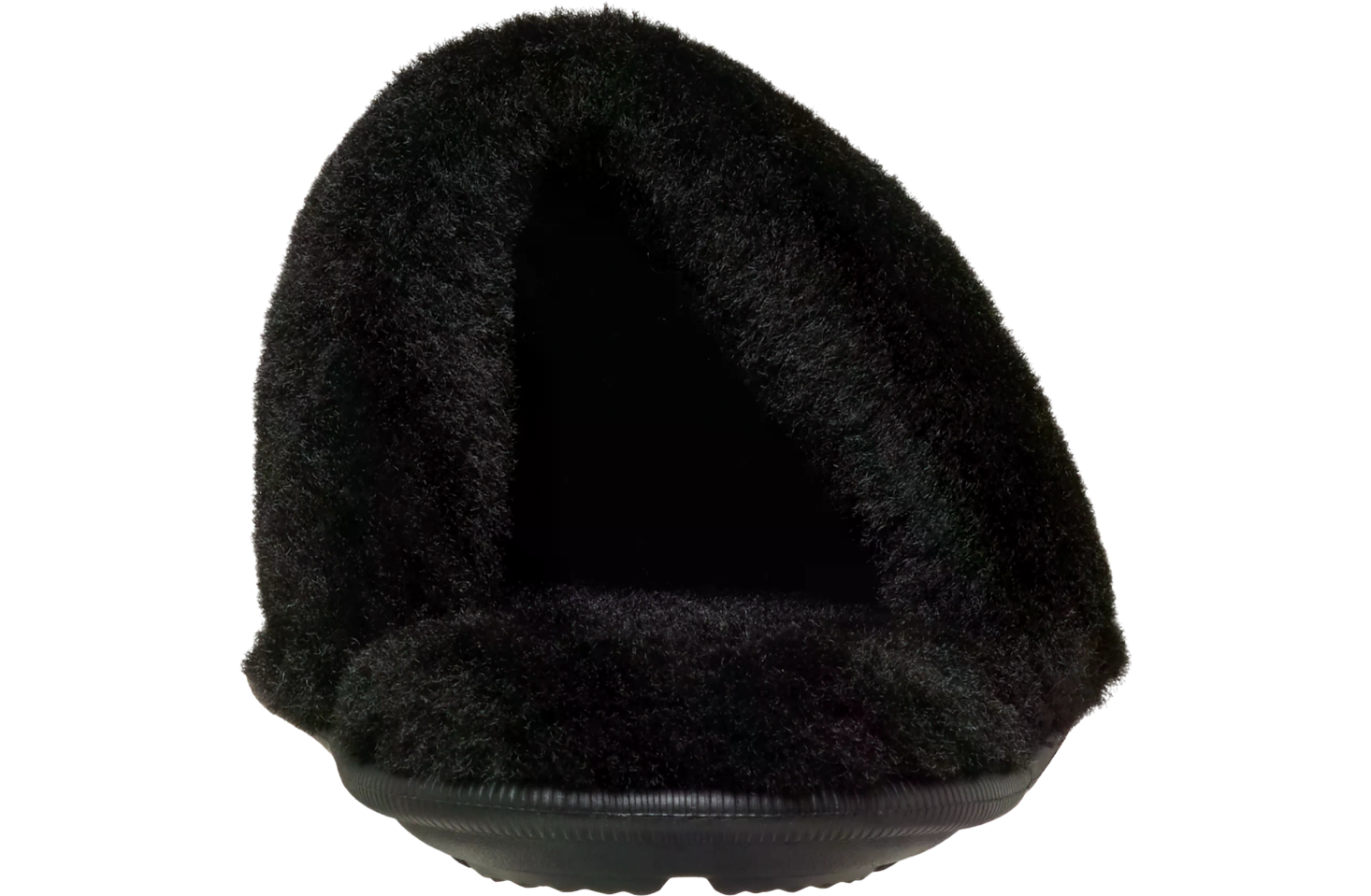 Crocs Classic Fuzz Scuff Black