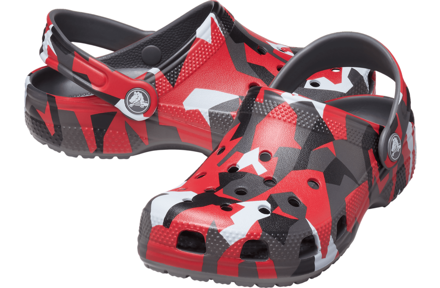 Crocs Classic Geo Camo Clog GS Slate Grey / Multi