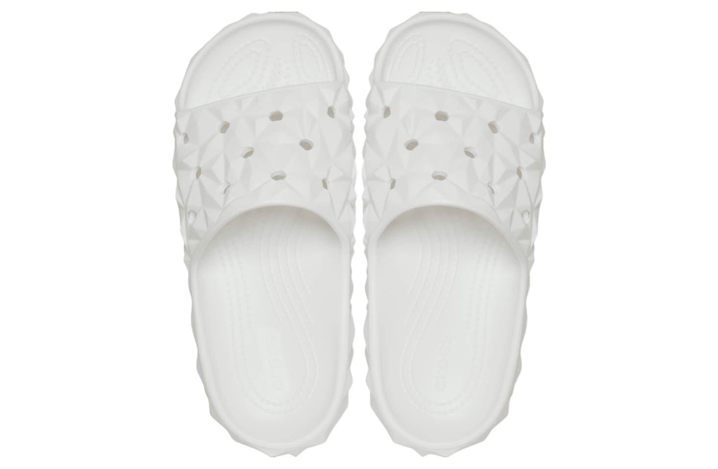 Crocs Classic Geometric Slide 2.0 White