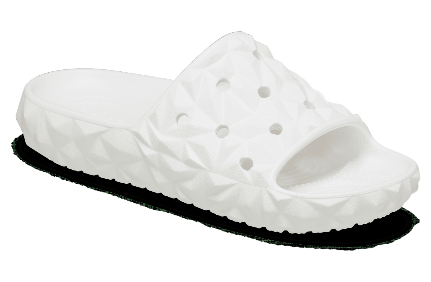 Crocs Classic Geometric Slide 2.0 White