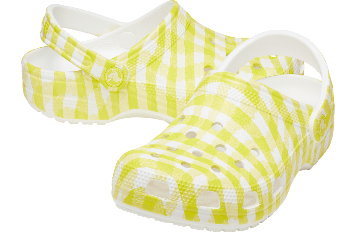Crocs Classic Gingham Clog Daylily