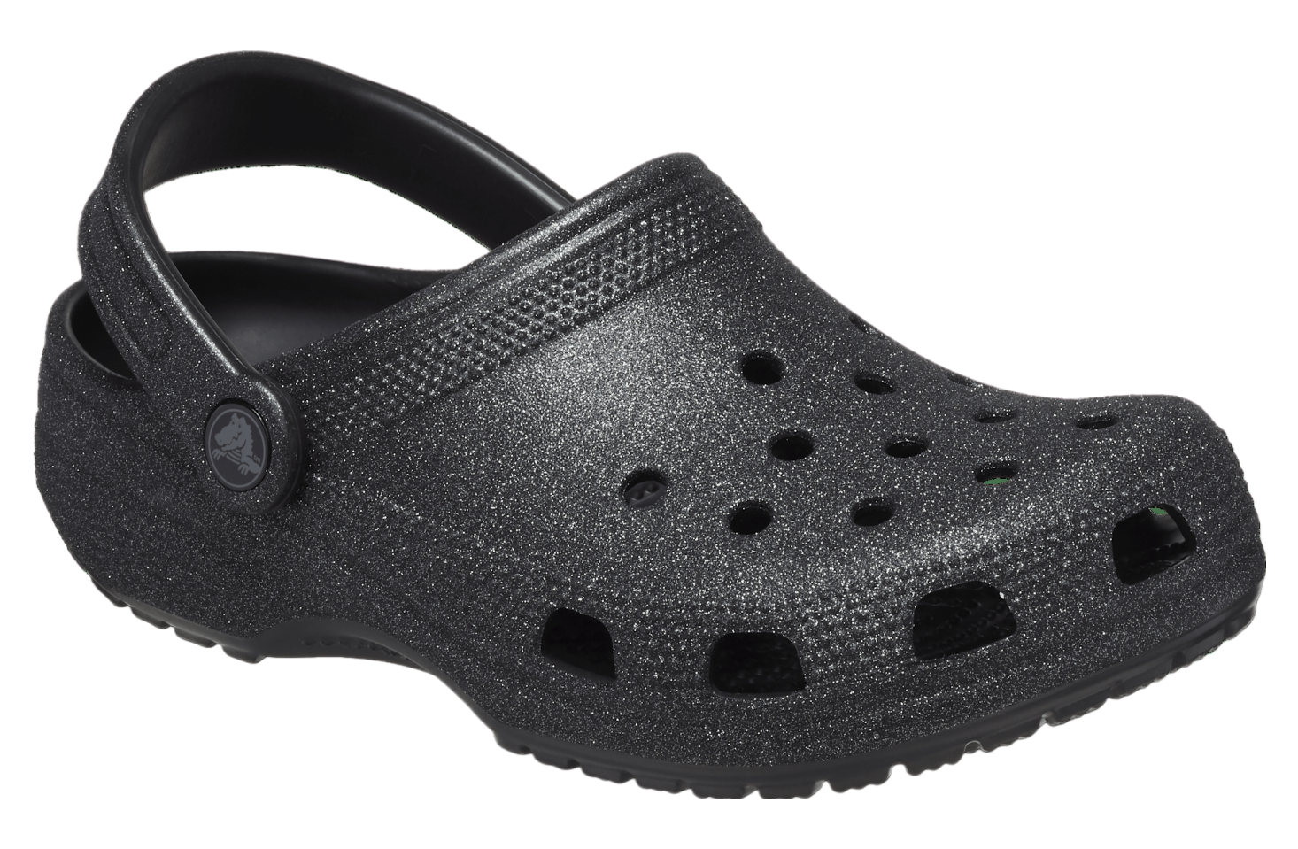 Crocs Classic Glitter Clog Black Glitter