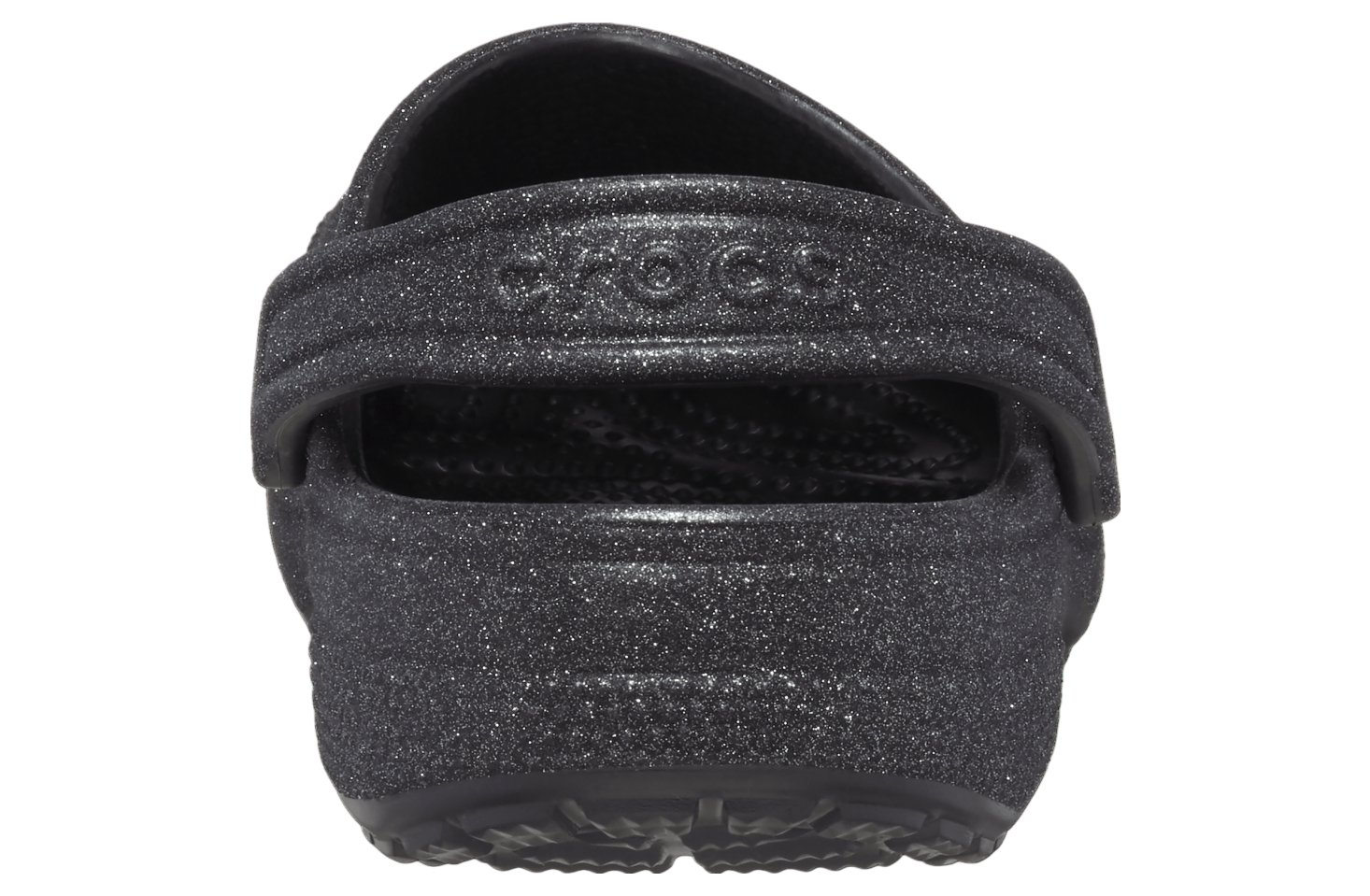 Crocs Classic Glitter Clog Black Glitter