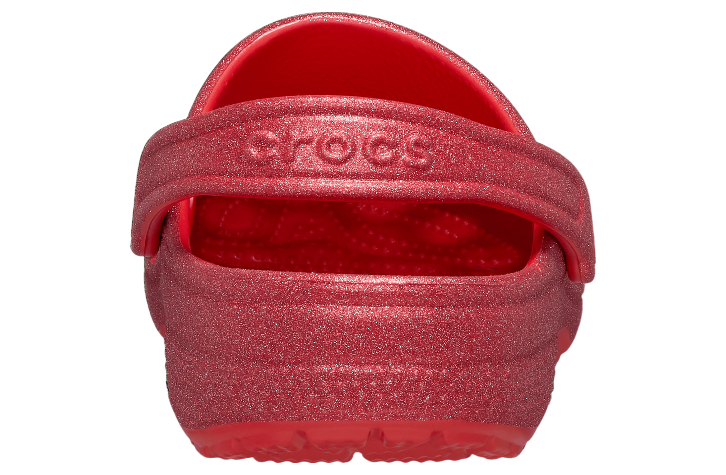 Crocs Classic Glitter Clog Cherry Red