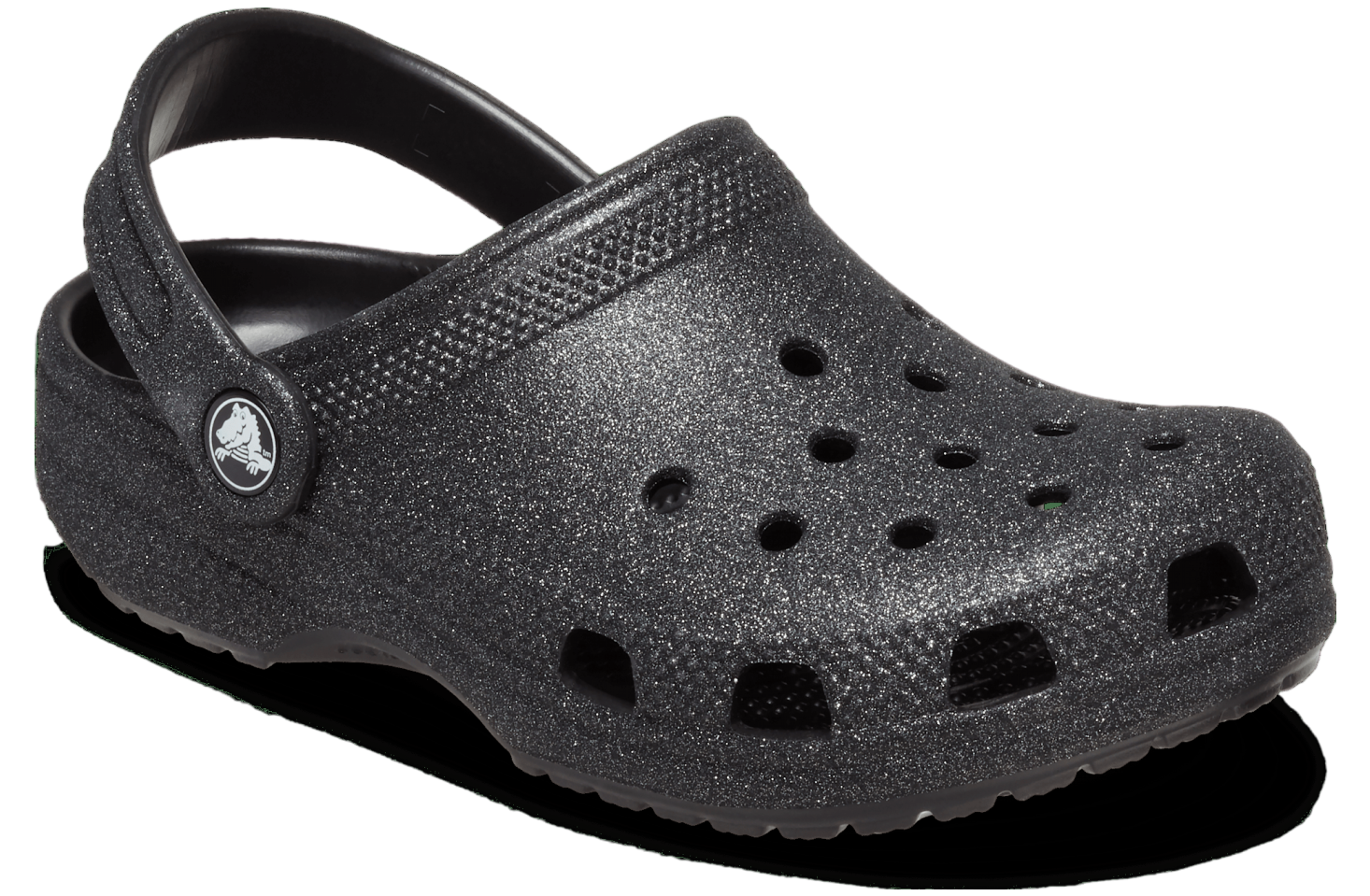 Crocs Classic Glitter Clog GS Black Glitter