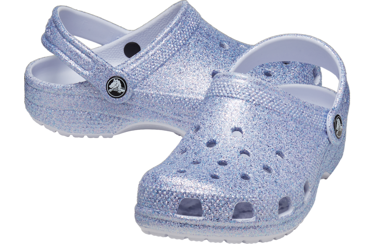 Crocs Classic Glitter Clog GS Frosted Glitter