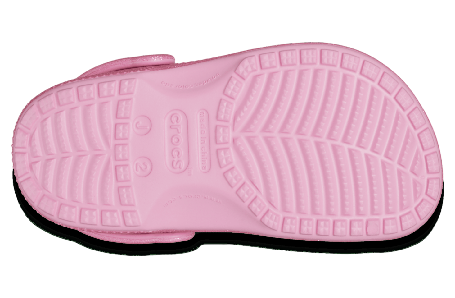 Crocs Classic Glitter Clog GS Pink Tweed Glitter