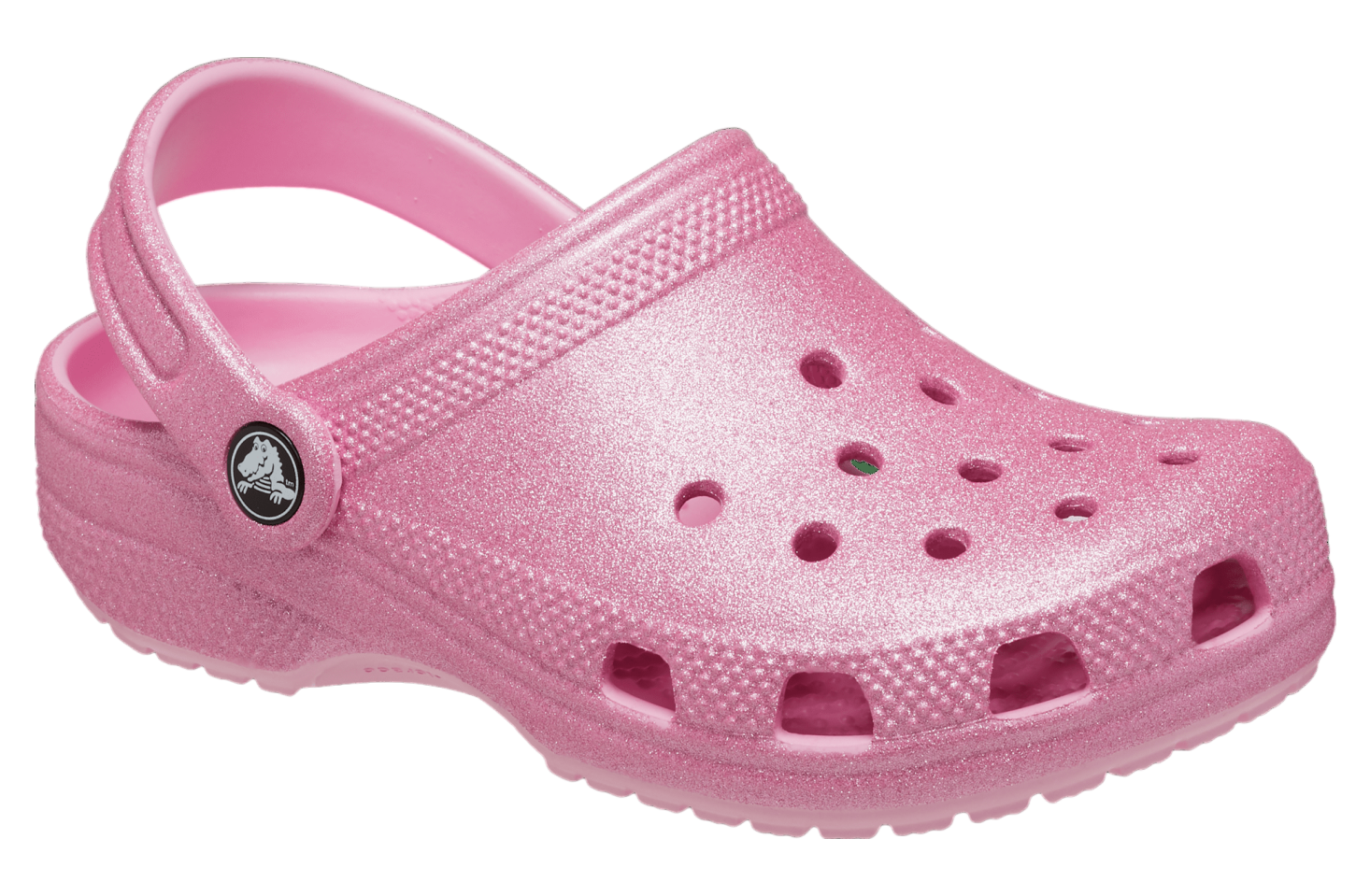 Crocs Classic Glitter Clog GS Pink Tweed Glitter