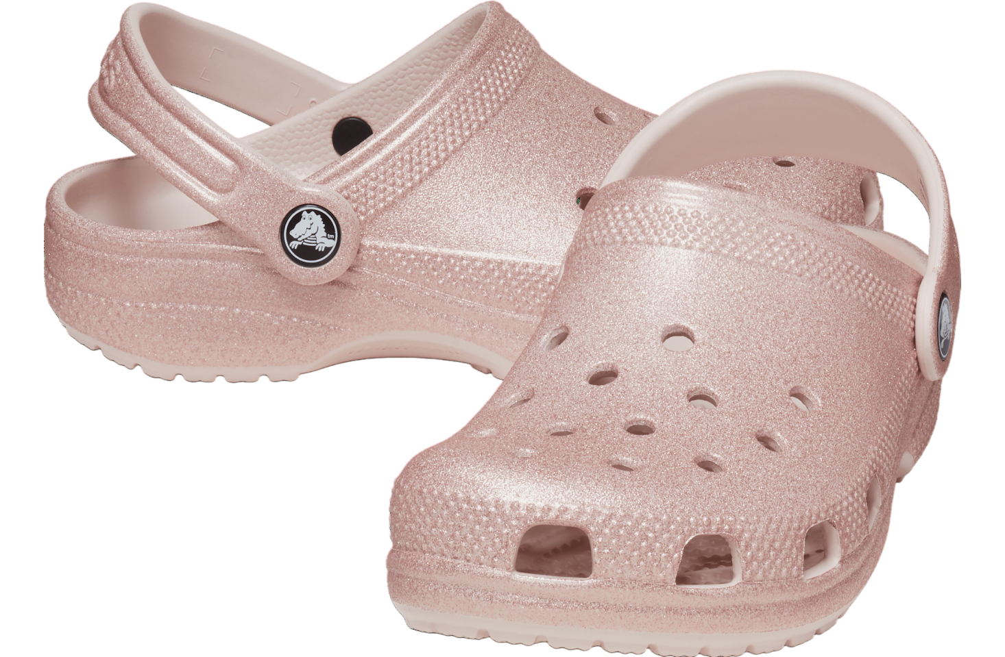 Crocs Classic Glitter Clog GS Quartz Glitter