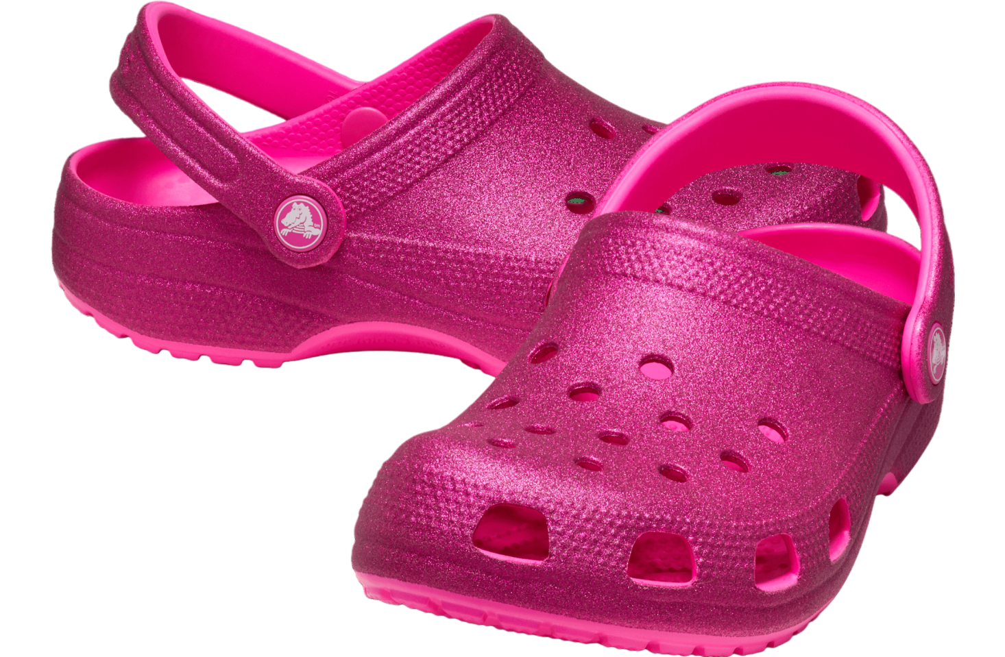 Crocs Classic Glitter Clog Pink Crush