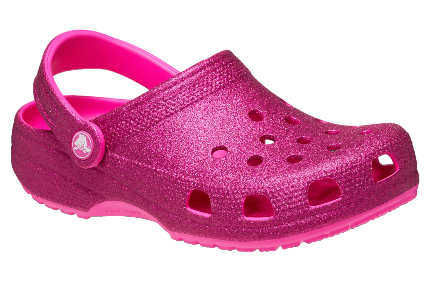 Crocs Classic Glitter Clog Pink Crush