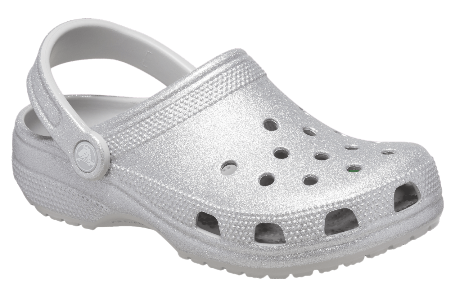 Crocs Classic Glitter Clog Silver Glitter