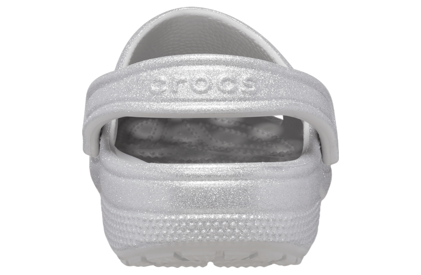 Crocs Classic Glitter Clog Silver Glitter