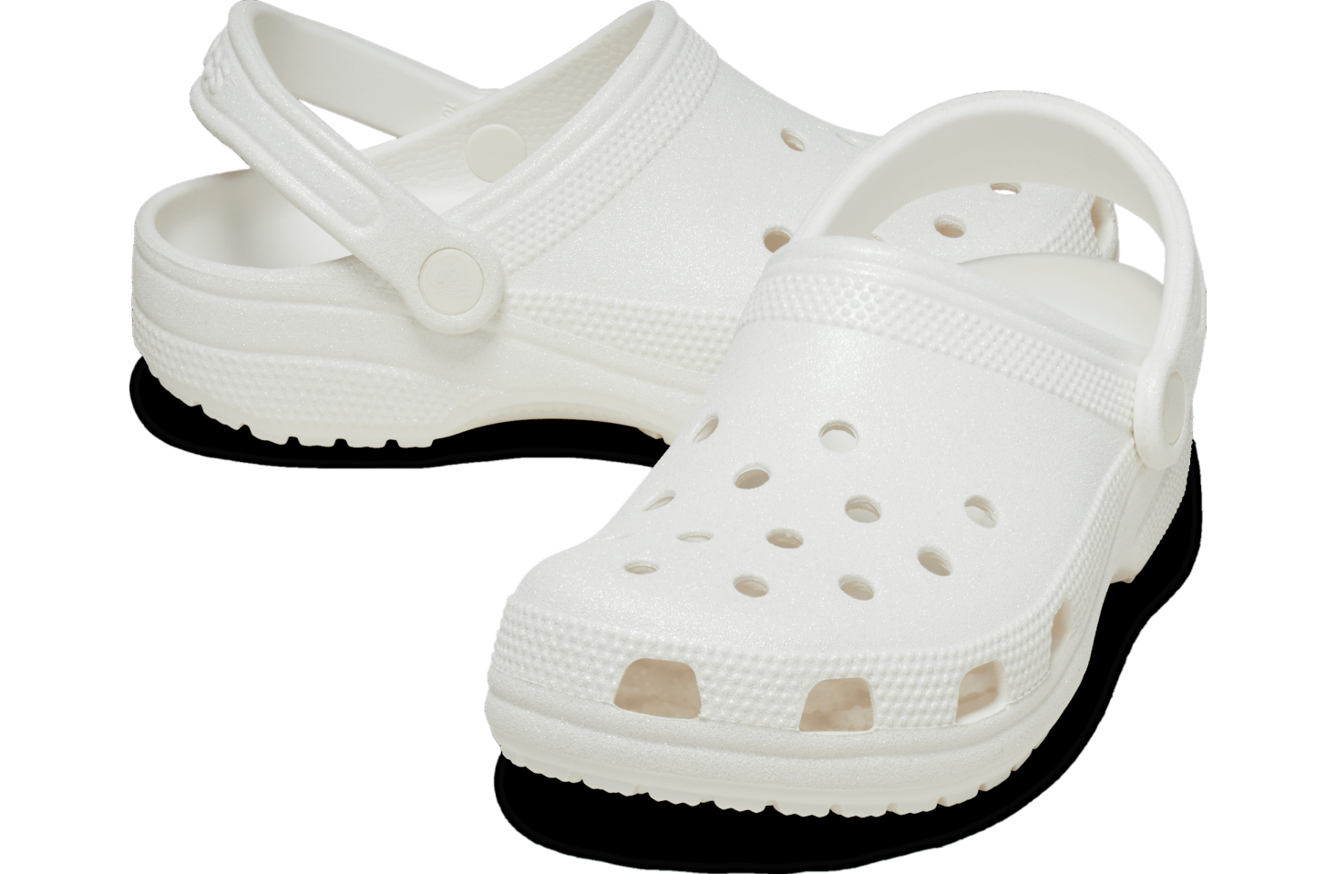 Crocs Classic Glitter Clog White