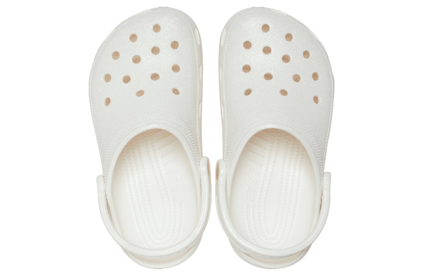 Crocs Classic Glitter Clog White