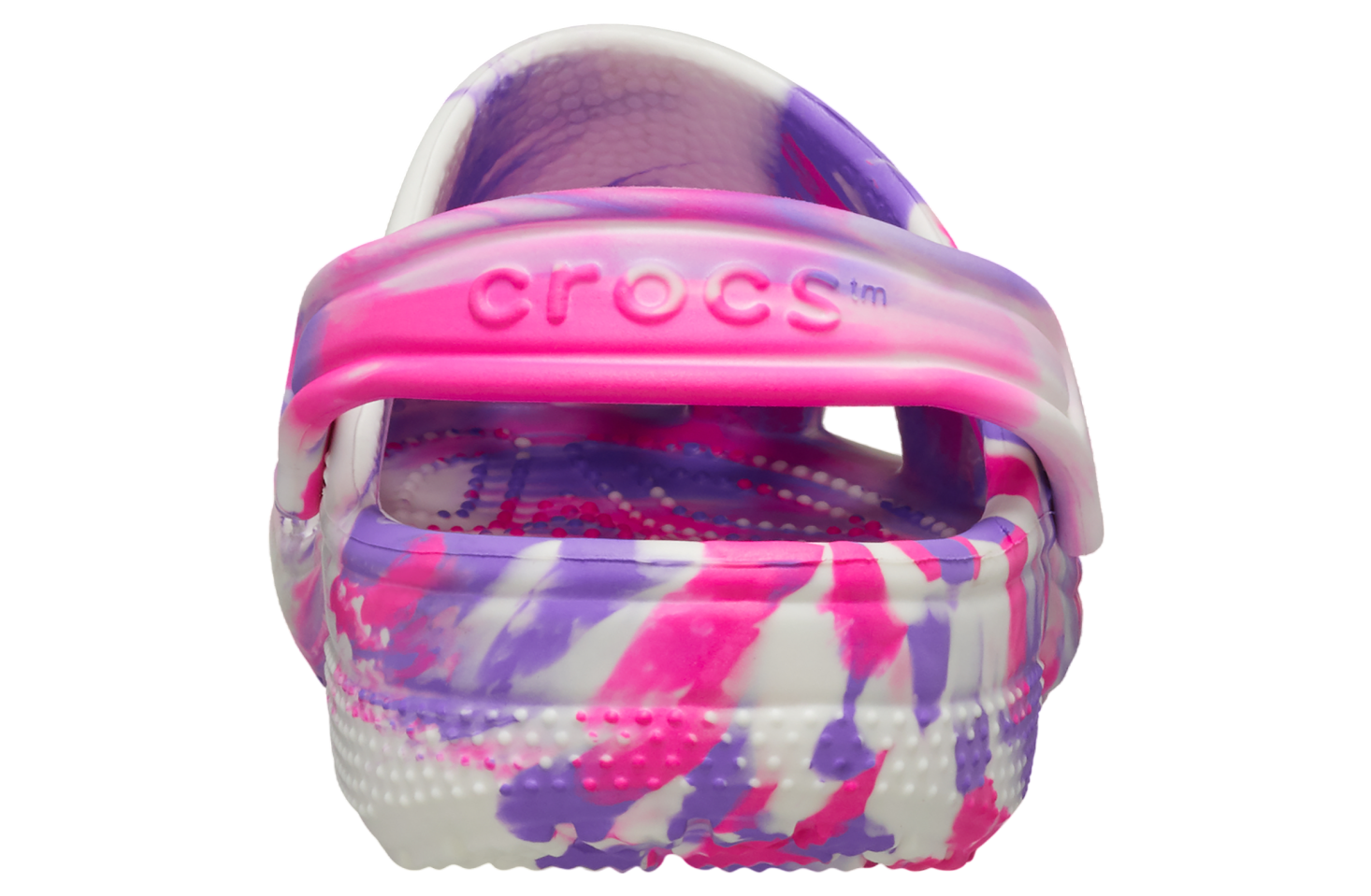 Crocs Classic Glow-in-The-Dark Marbled Clog GS Pink Crush / Multi