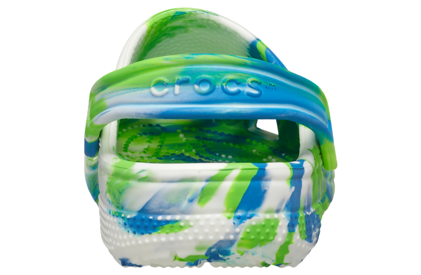 Crocs Classic Glow-in-The-Dark Marbled Clog GS Prep Blue / Multi