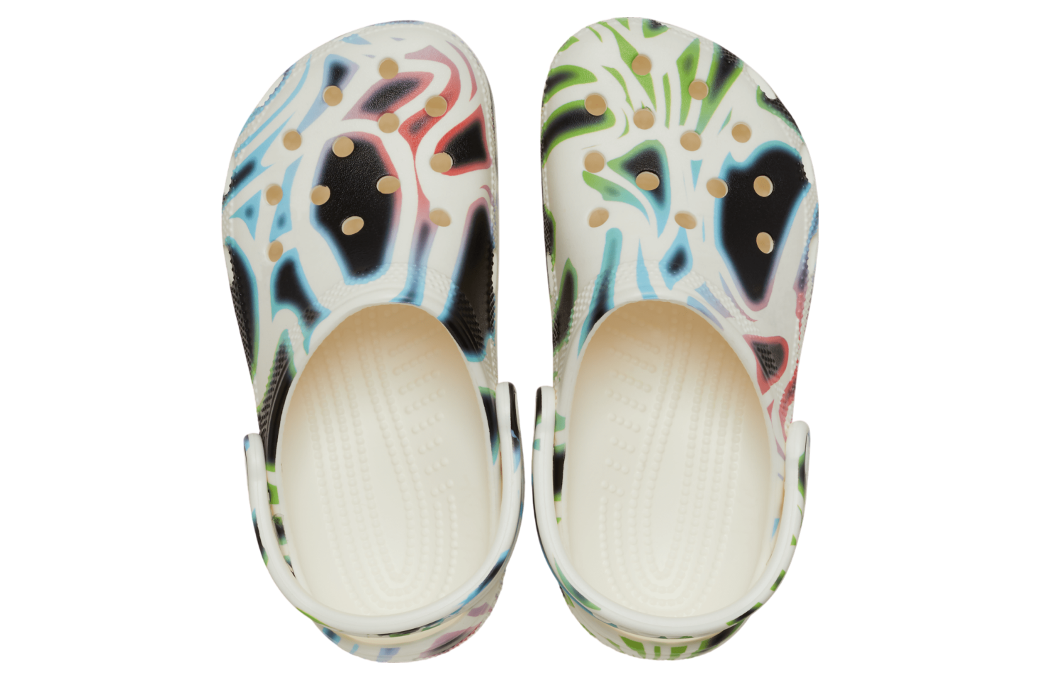 Crocs Classic Glow-in-The-Dark Swirl Clog Multi