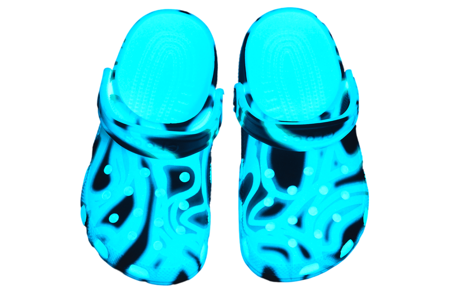 Crocs Classic Glow-in-The-Dark Swirl Clog Multi