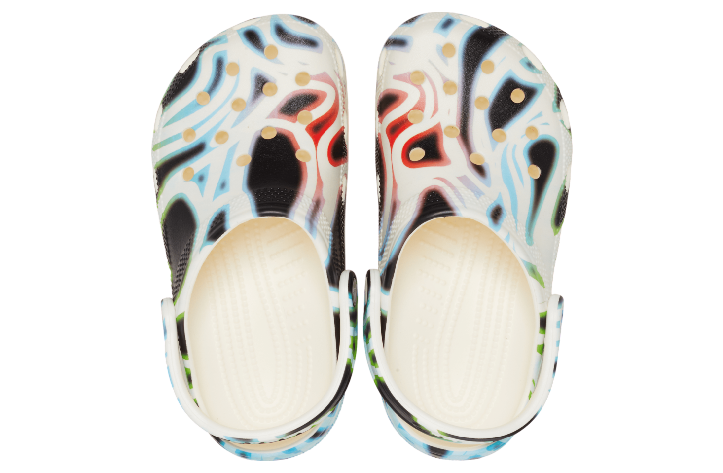 Crocs Classic Glow-in-The-Dark Swirl Clog Multi