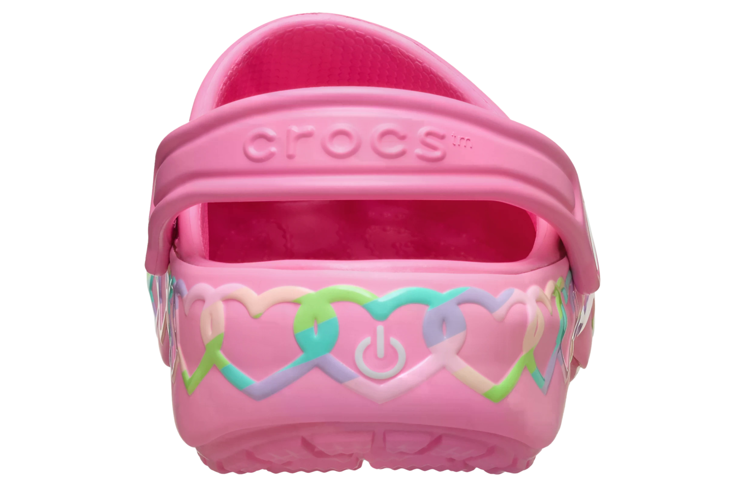 Crocs Classic Heart Lights Clog GS Pink Lemonade