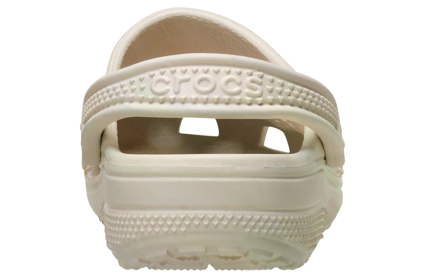 Crocs Classic Hearts Cut Out Clog Frappé