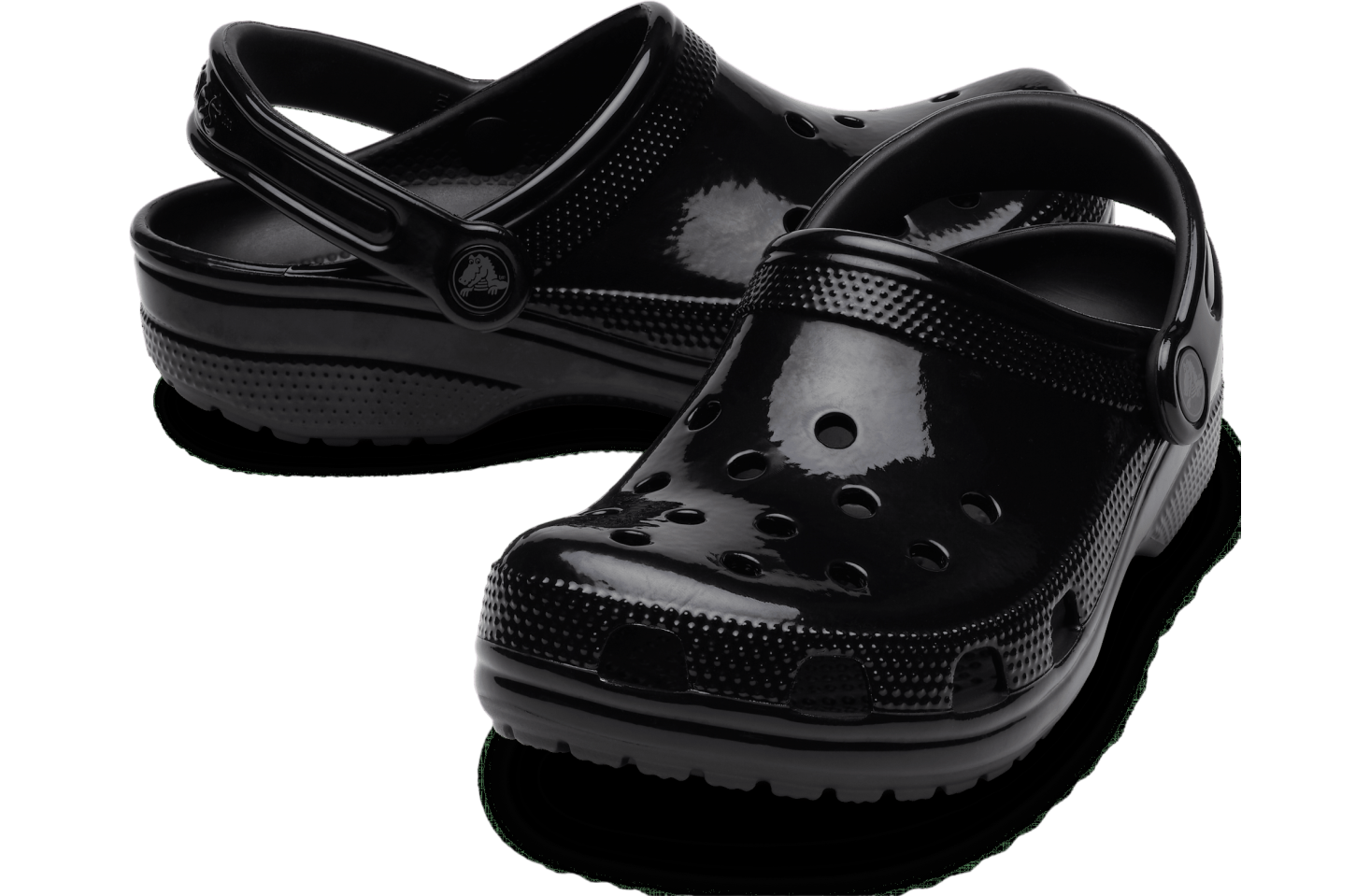 Crocs Classic High Shine Clog Black