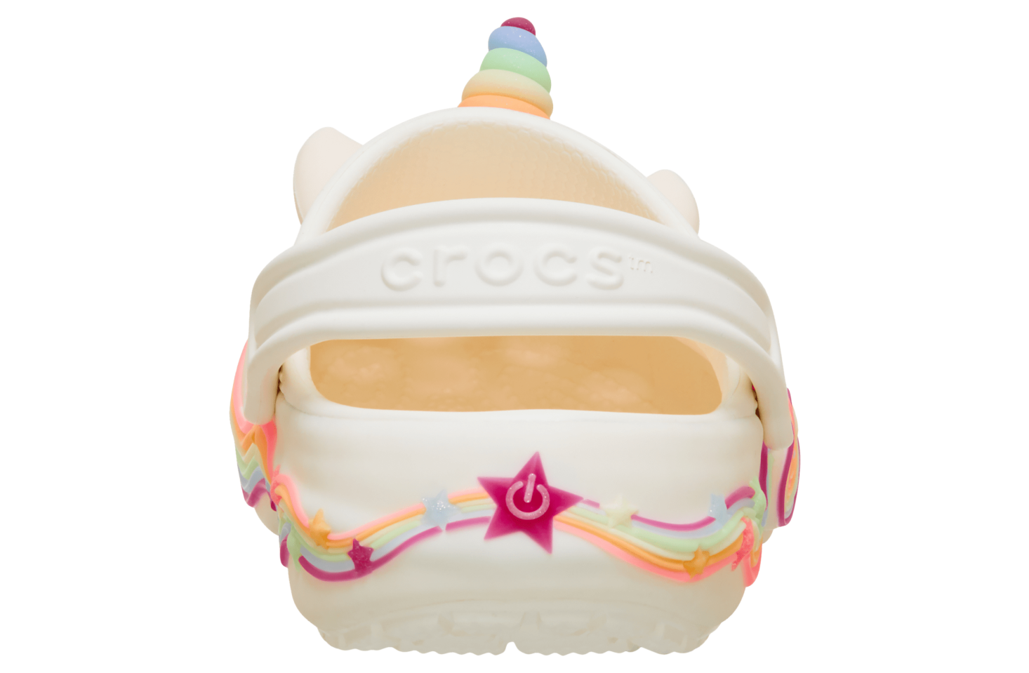 Crocs Classic Iam Unicorn Lights Clog GS Chalk