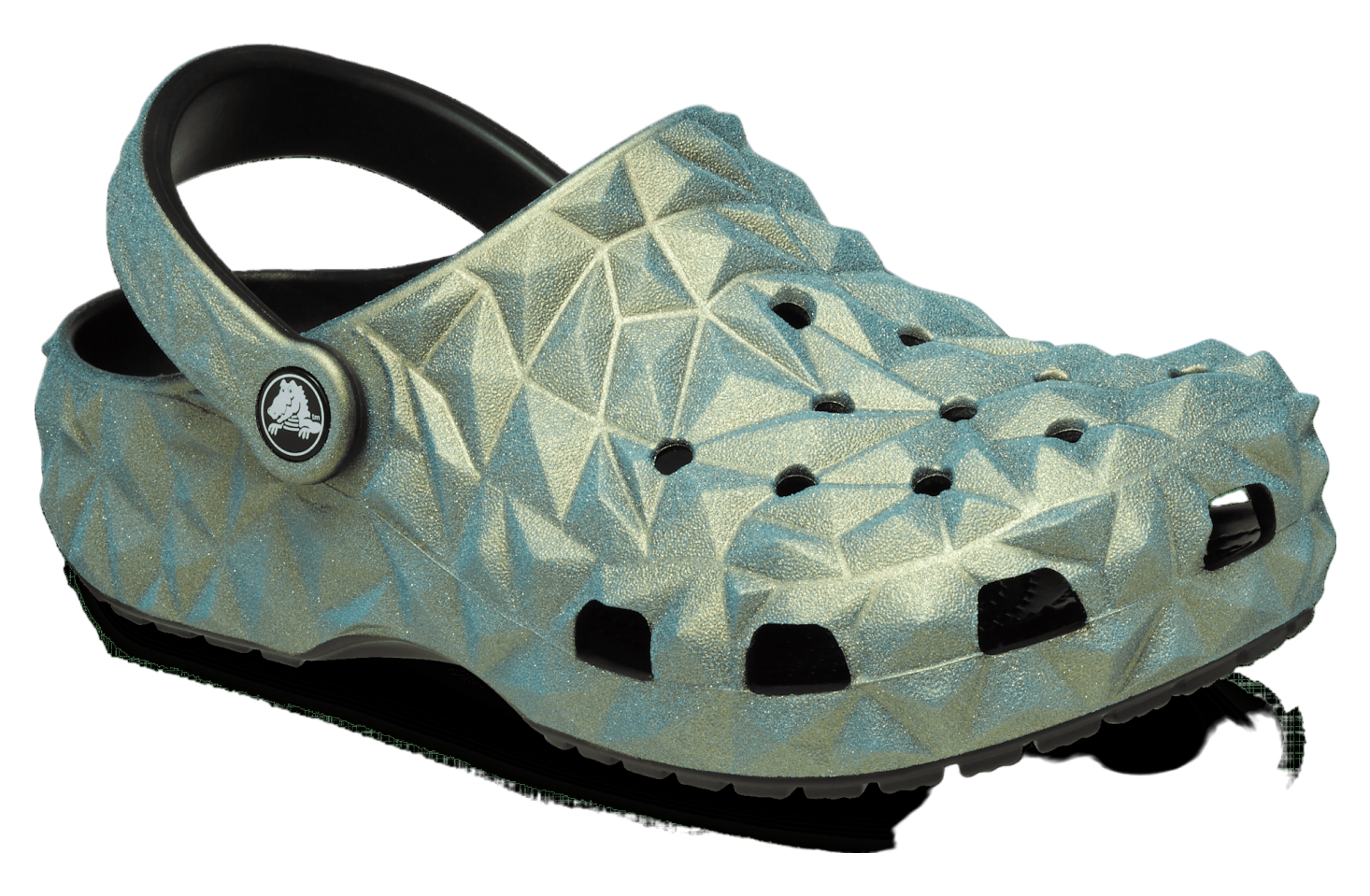 Crocs Classic Iridescent Geometric Clog Black