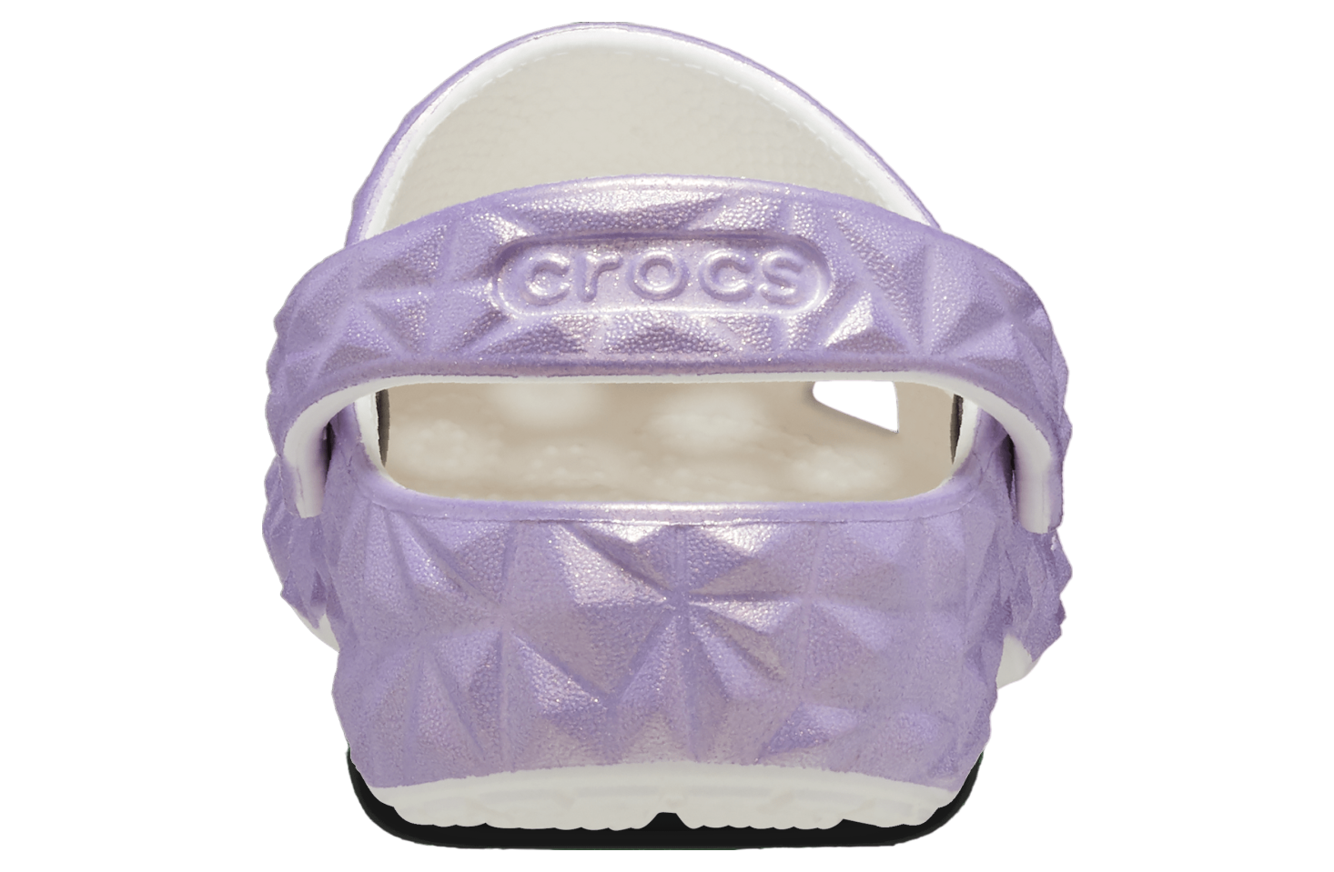 Crocs Classic Iridescent Geometric Clog GS White