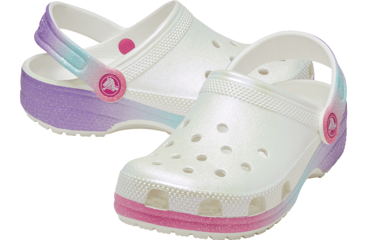 Crocs Classic Iridescent Ombre Clog GS White / Multi