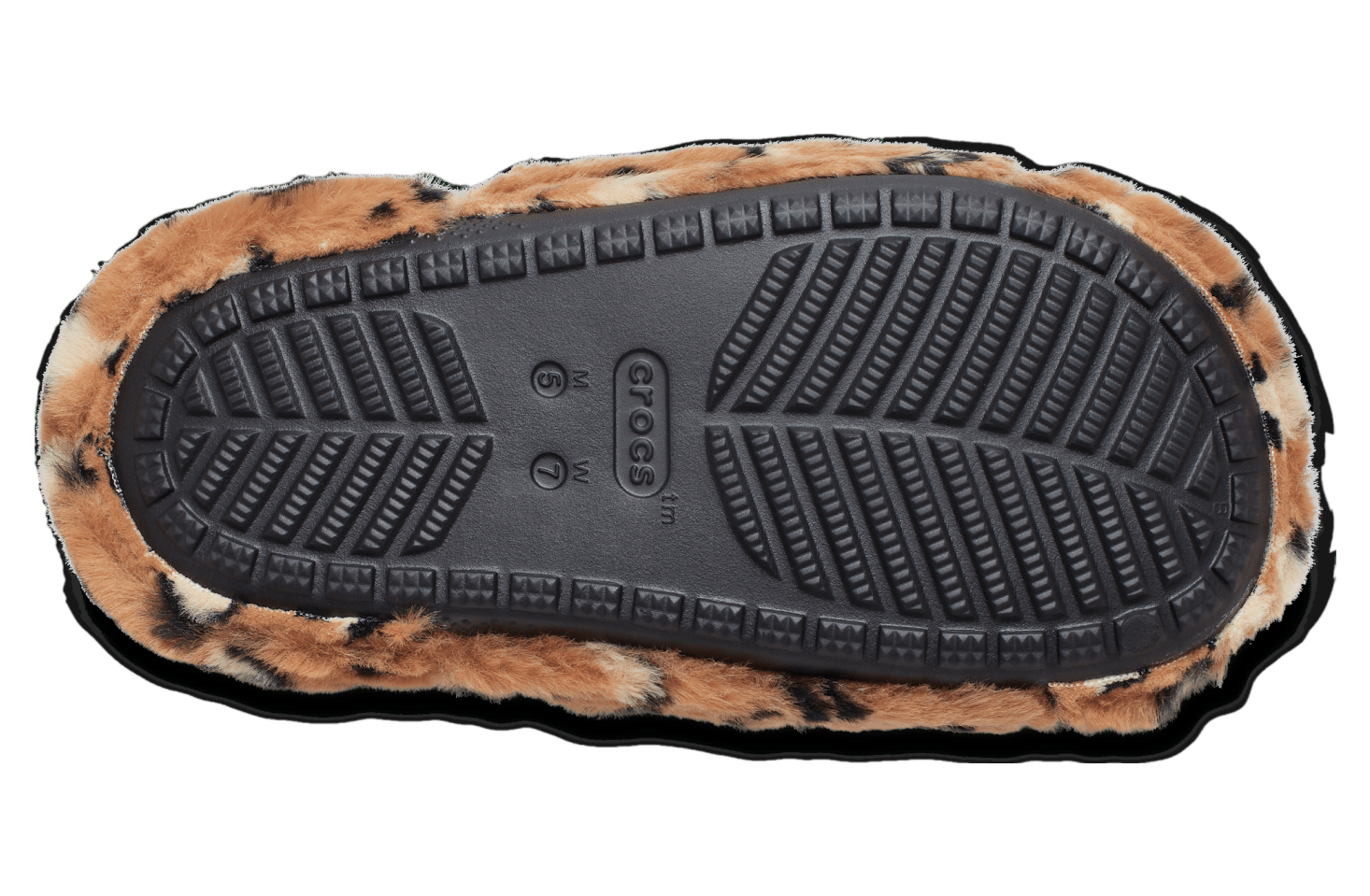 Crocs Classic Leopard Fur Slide Leopard / Black