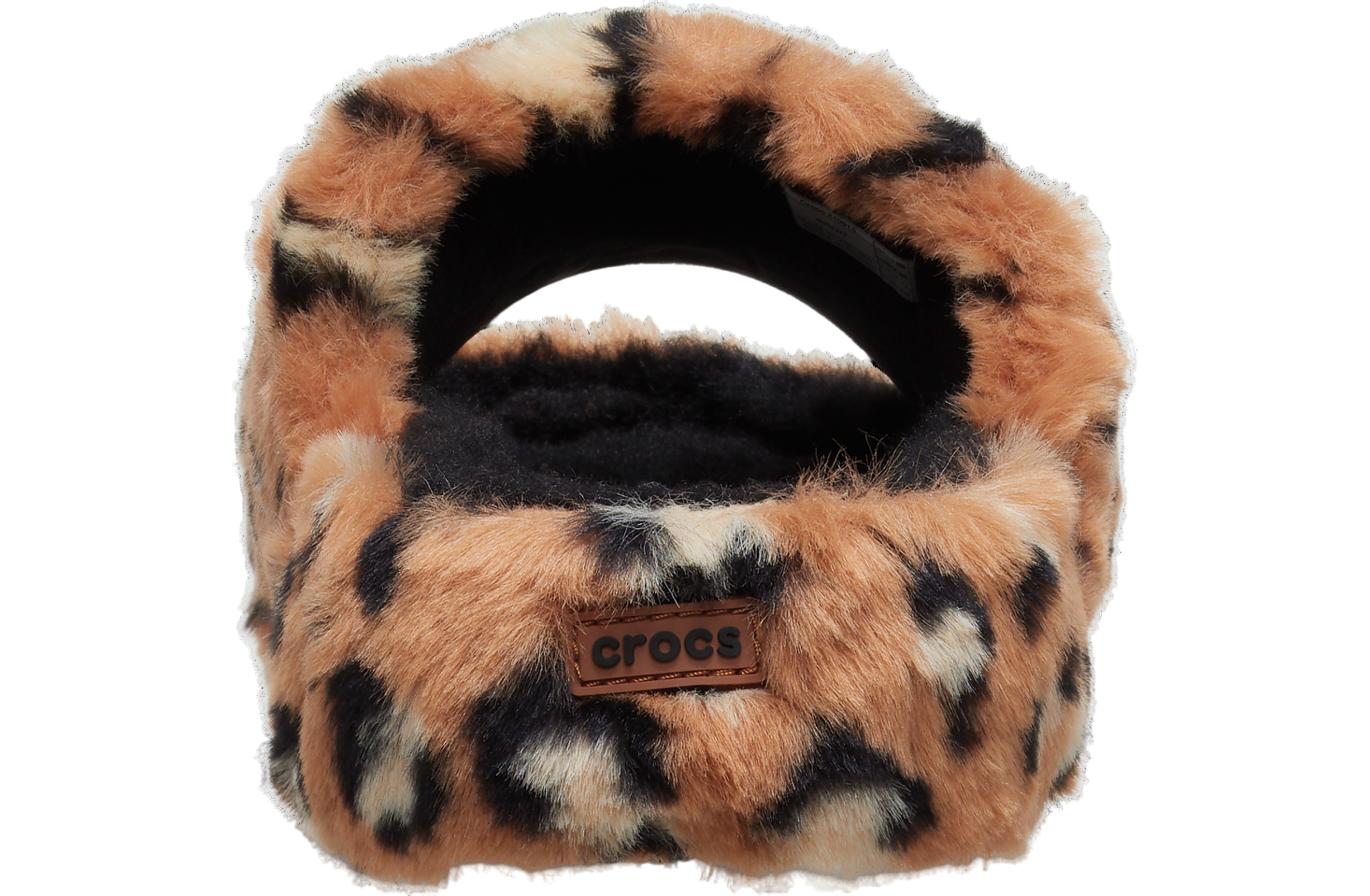 Crocs Classic Leopard Fur Slide Leopard / Black