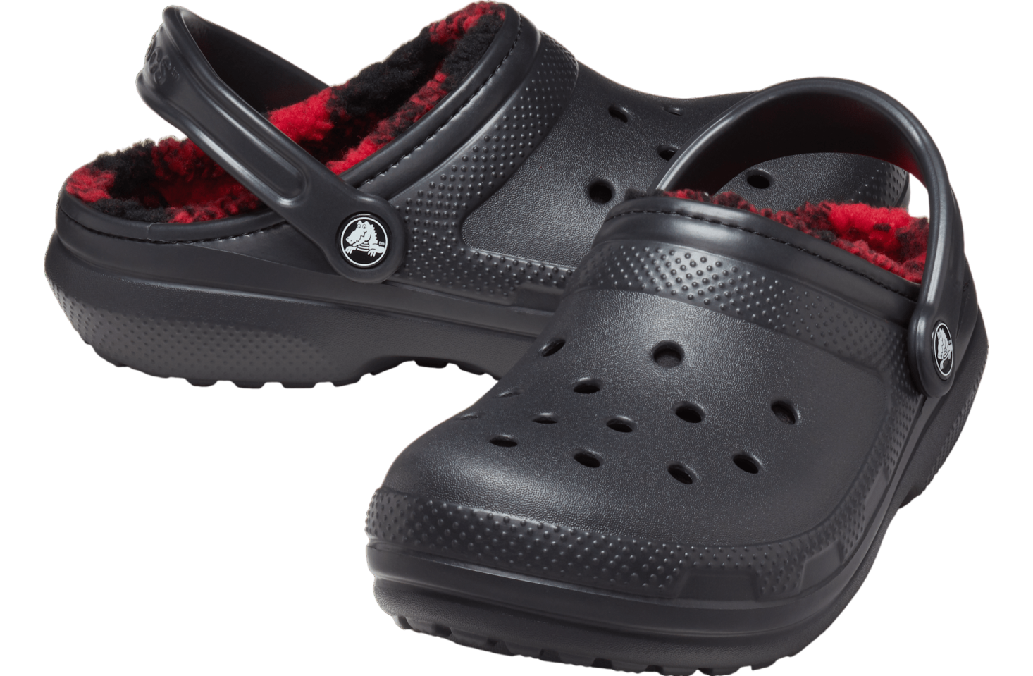 Crocs Classic Lined Buff Check Clog Black