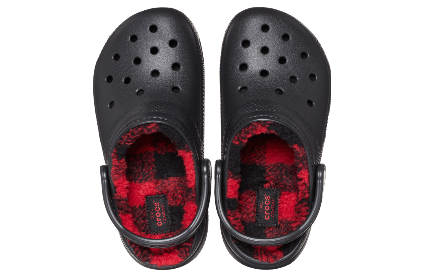 Crocs Classic Lined Buff Check Clog Black