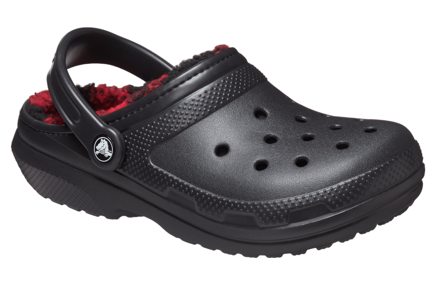 Crocs Classic Lined Buff Check Clog Black