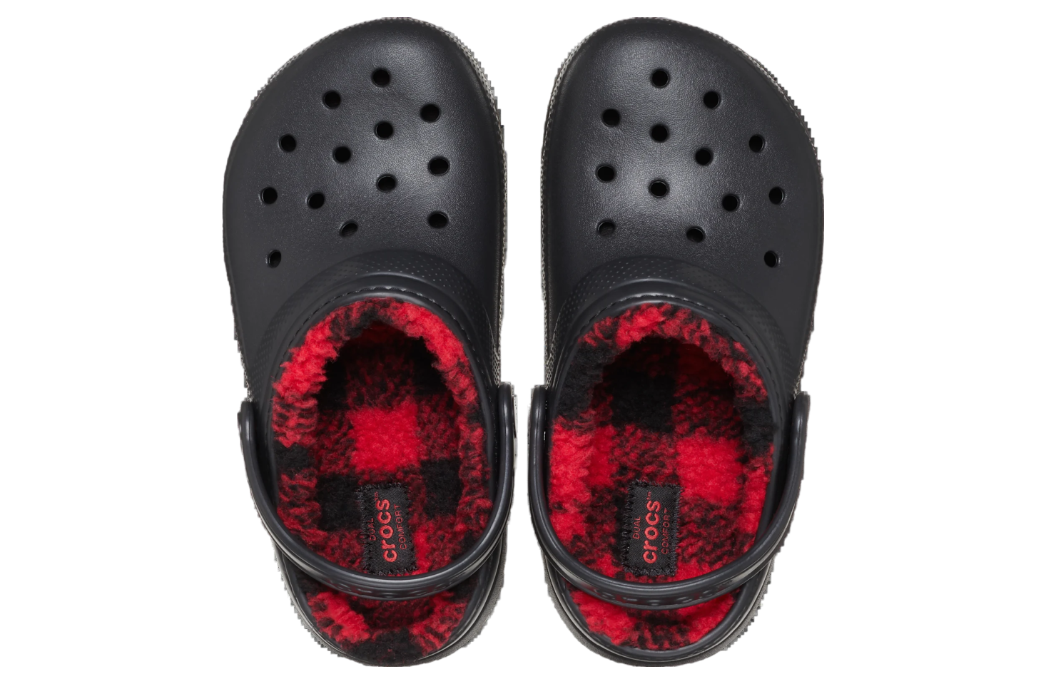 Crocs Classic Lined Buffalo Check Clog GS Black