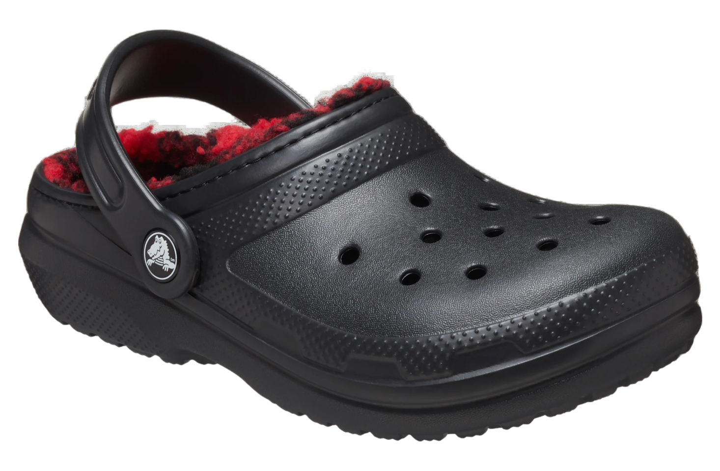 Crocs Classic Lined Buffalo Check Clog GS Black