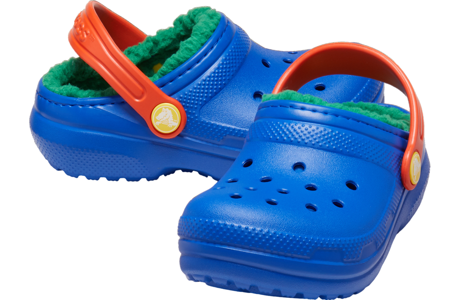 Crocs Classic Lined Clog GS Blue Bolt / Multi