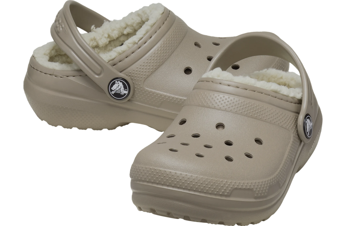 Crocs Classic Lined Clog GS Mushroom / Bone