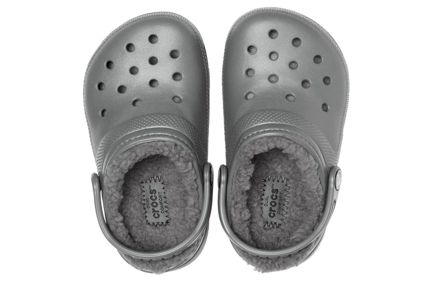 Crocs Classic Lined Clog GS Slate Grey / Smoke