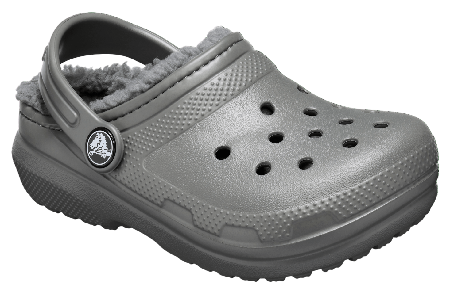 Crocs Classic Lined Clog GS Slate Grey / Smoke