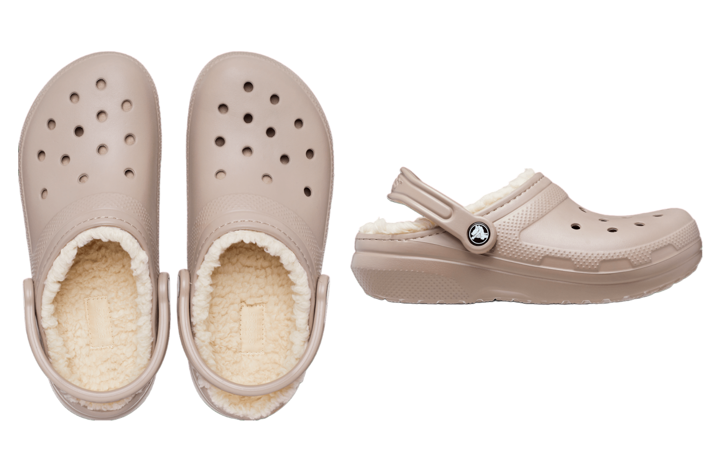 Crocs Classic Lined Clog Mushroom / Bone