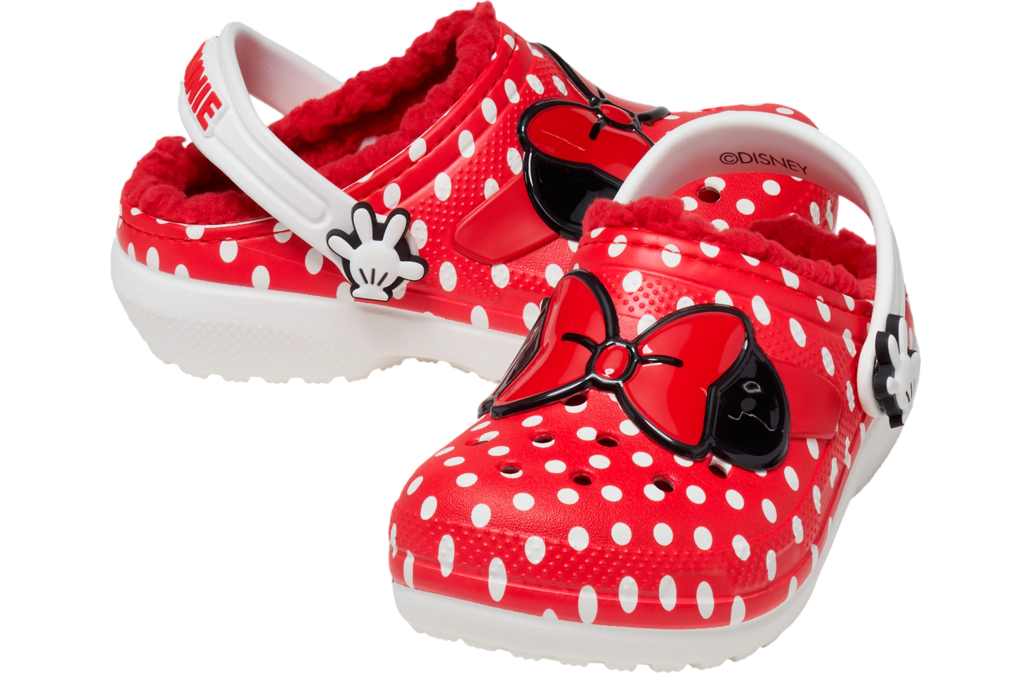 Crocs Classic Lined Disney Minnie Mouse Clog GS White / Multi