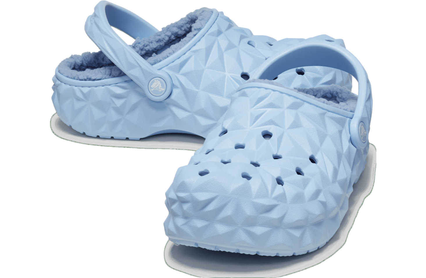 Crocs Classic Lined Geometric Clog Blue Calcite