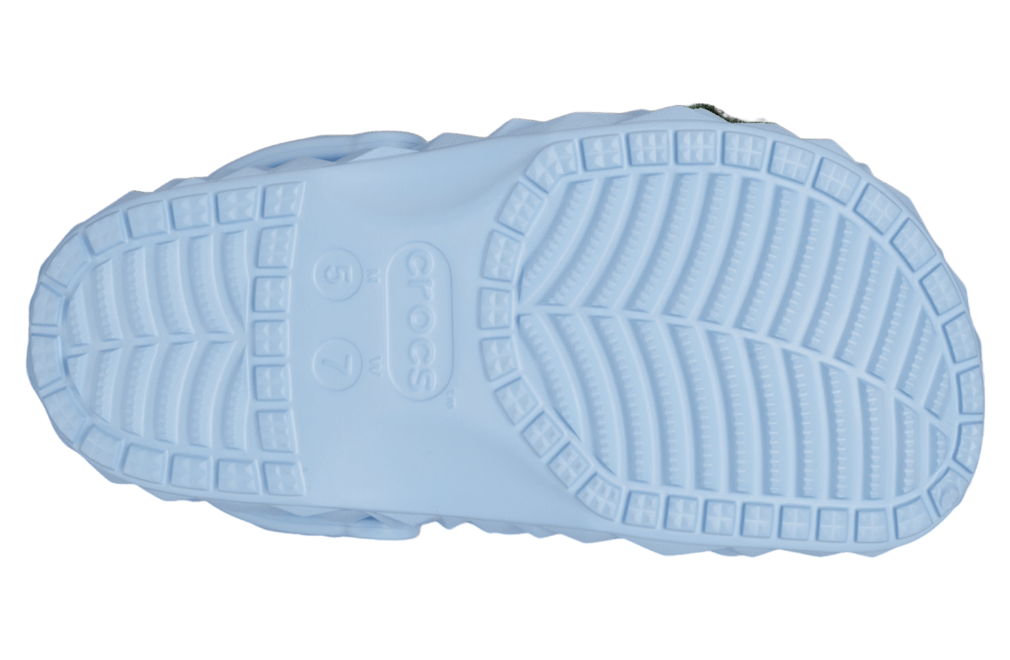 Crocs Classic Lined Geometric Clog Blue Calcite