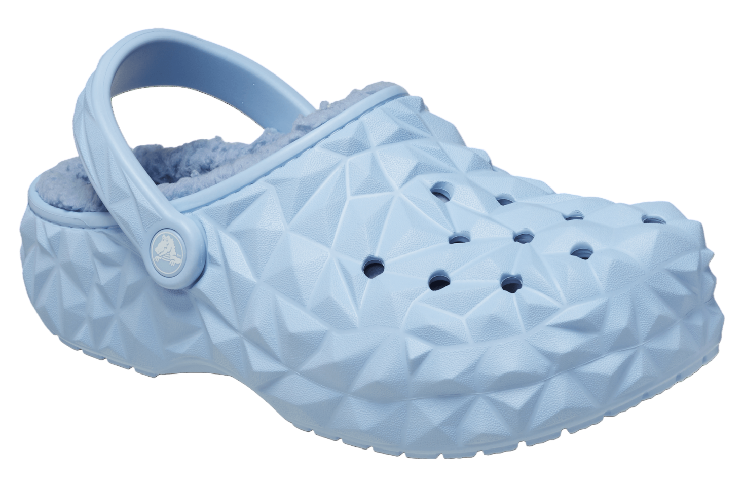 Crocs Classic Lined Geometric Clog Blue Calcite