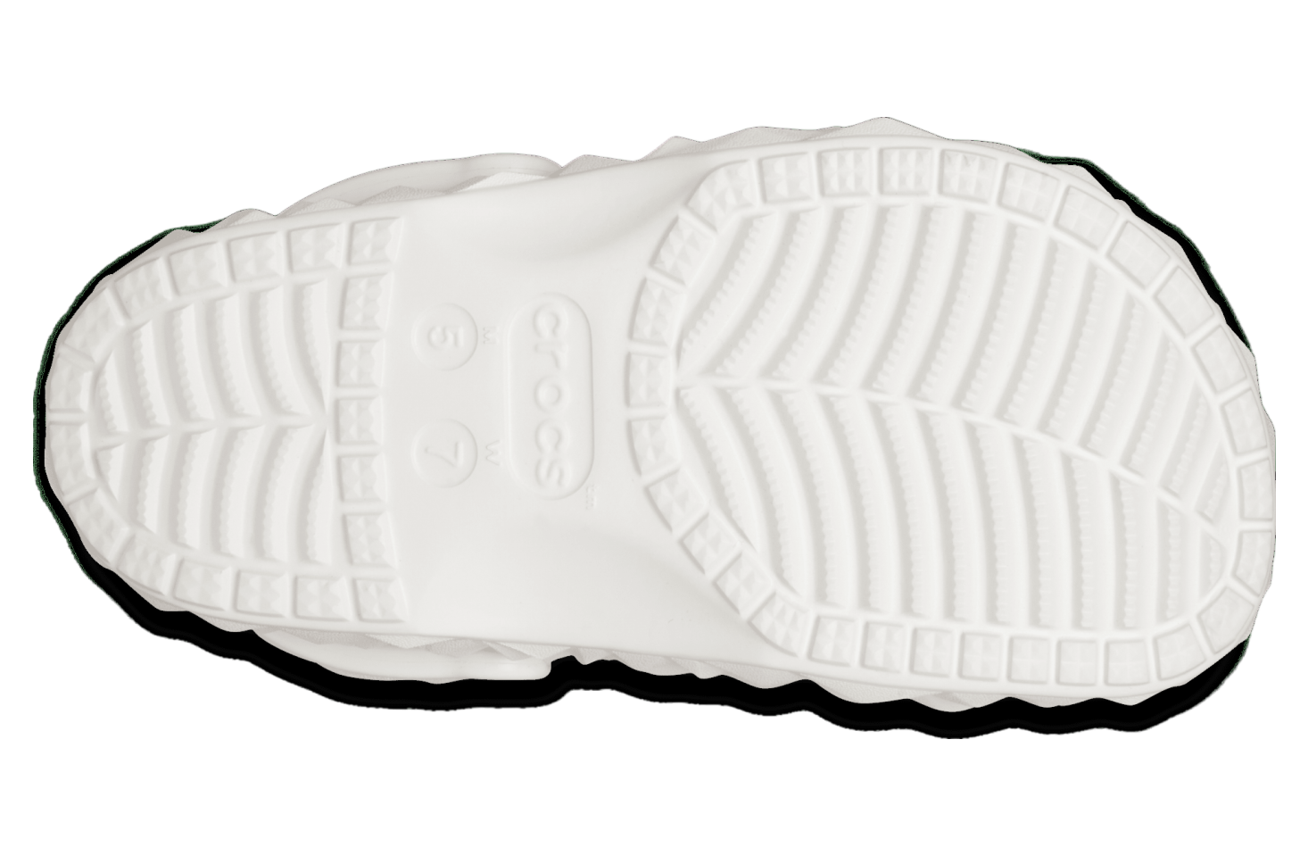 Crocs Classic Lined Geometric Clog White